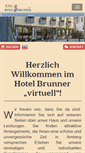 Mobile Screenshot of hotel-brunner.de